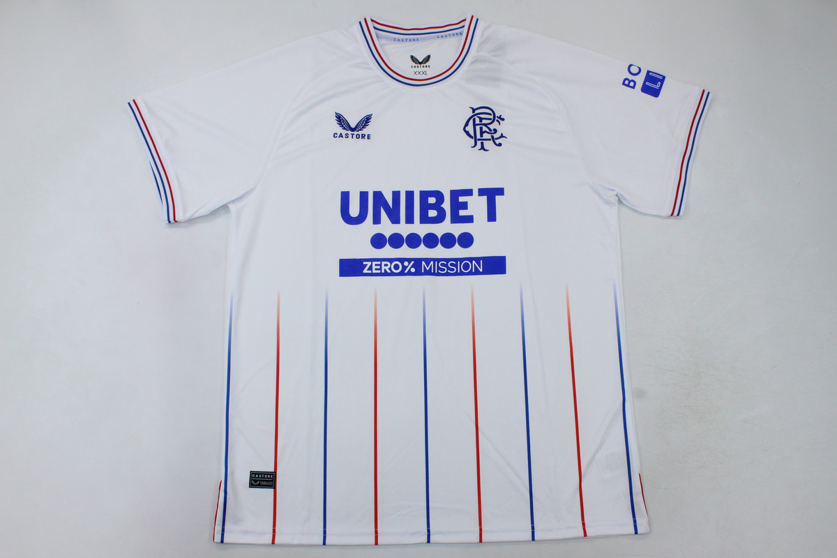 AAA Quality Rangers 23/24 Away White Soccer Jersey